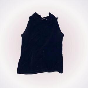 Coldwater Creek Black Cowl Neck Tank Top | Sz M